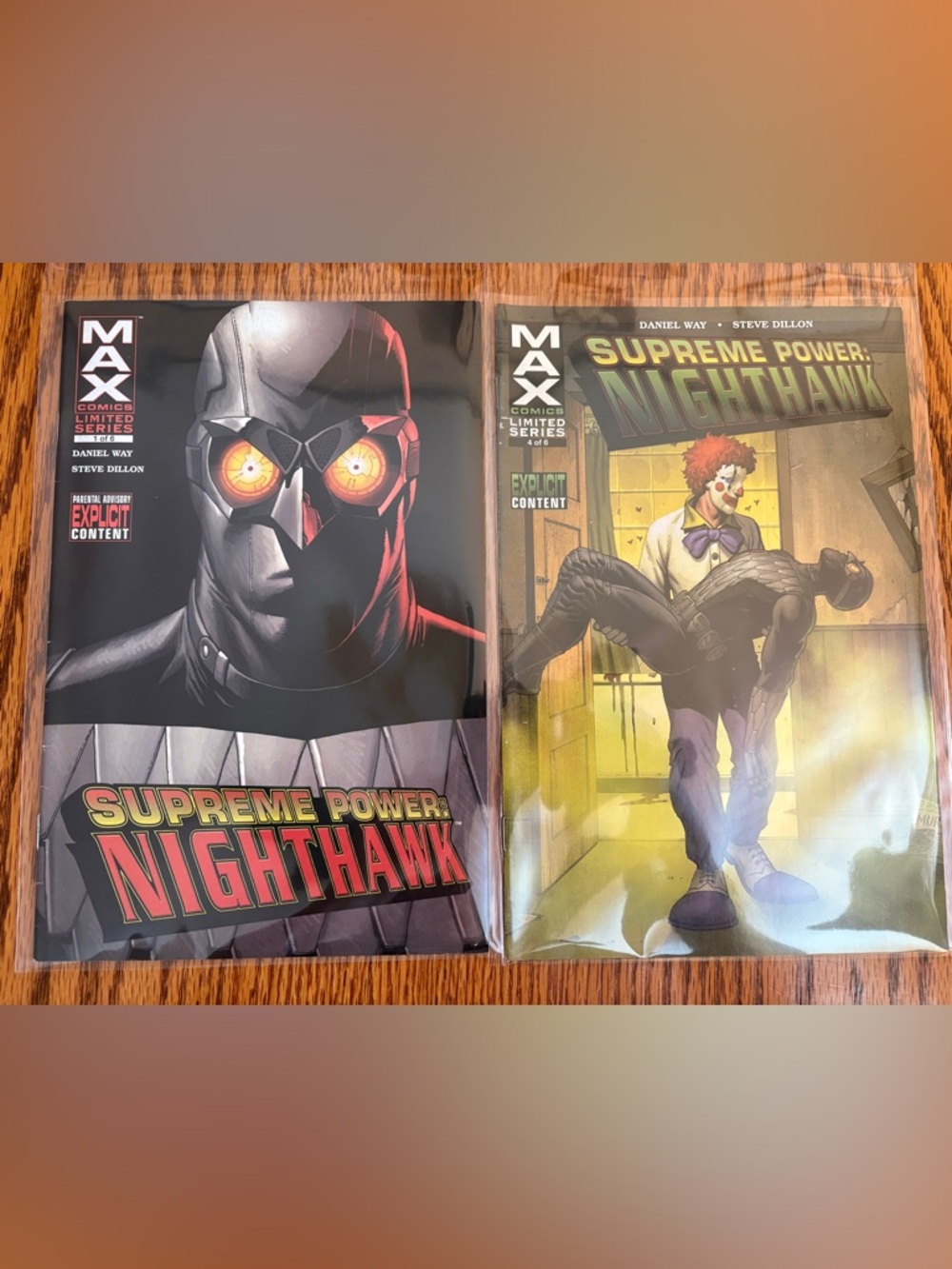 Supreme Power: Nighthawk Comic Book Duo